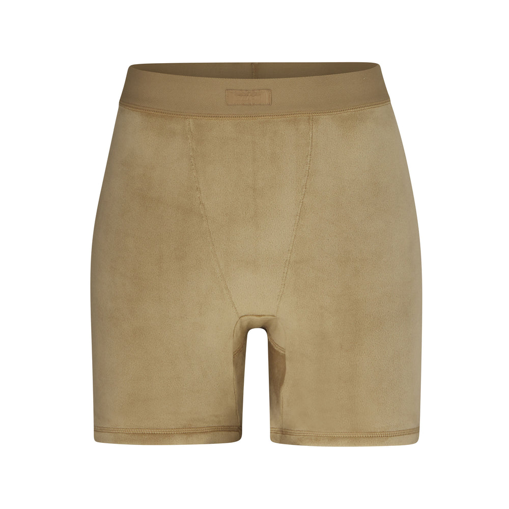 Skims VELOUR BIKE Korte Broek Goud | 01QZTXREM