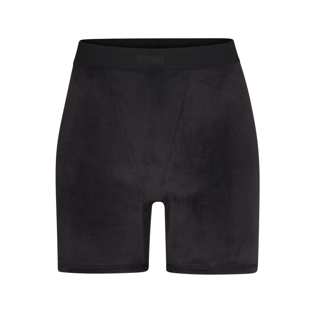 Skims VELOUR BIKE Korte Broek Zwart | 91VJYRECO