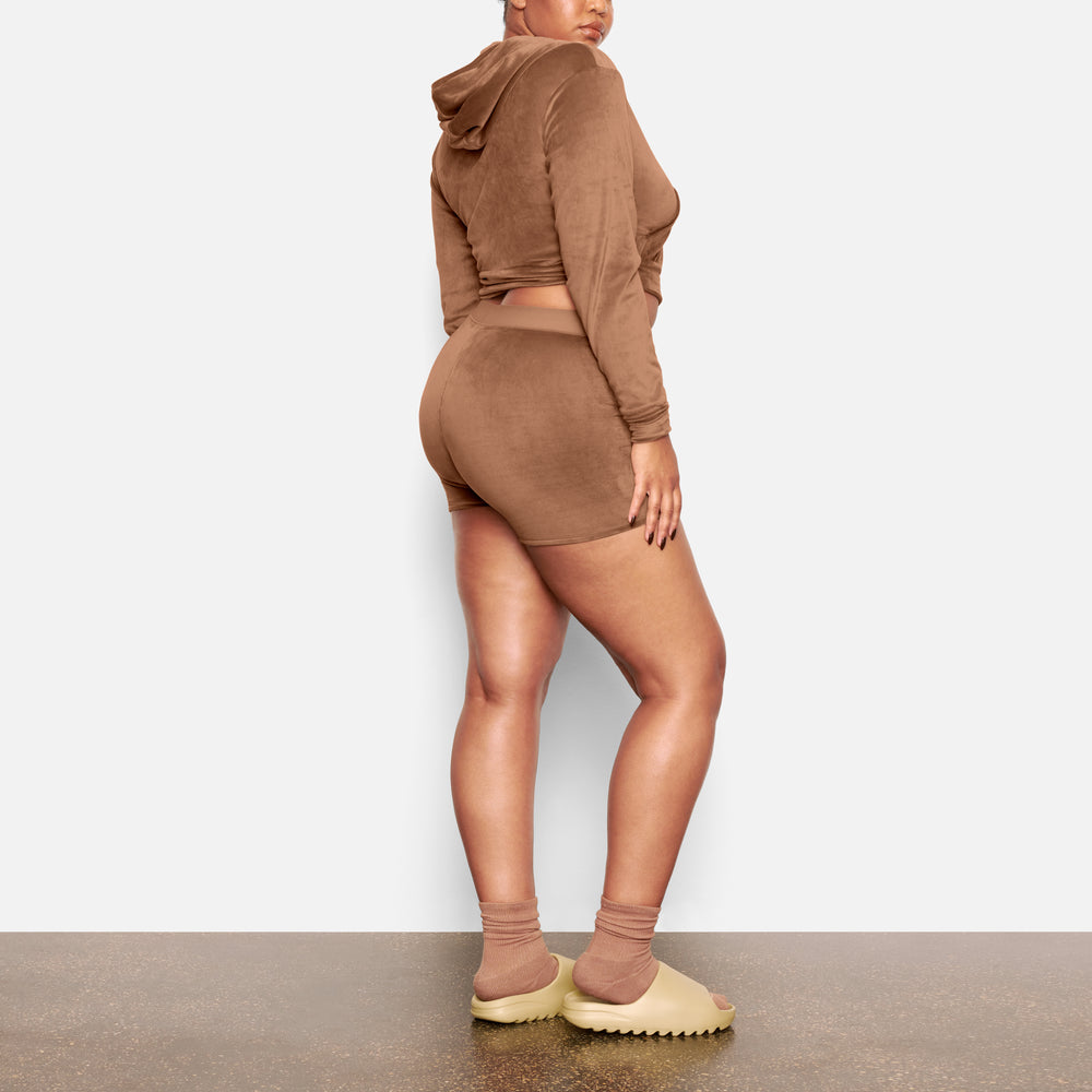 Skims VELOUR Hoodie Abrikoos | 74MUTLQJX