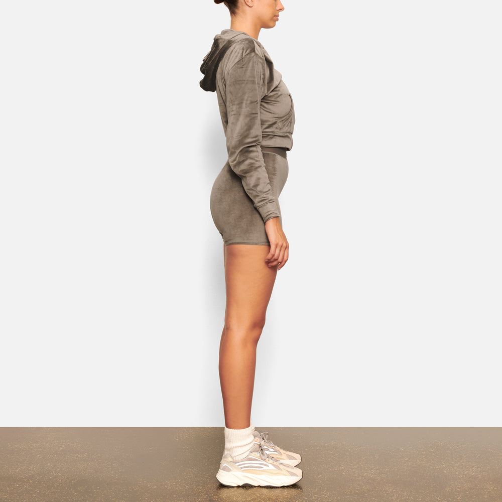 Skims VELOUR Hoodie Diepgrijs | 70RSFVQWU