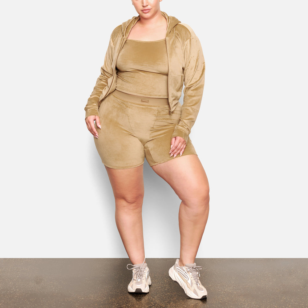 Skims VELOUR Hoodie Goud | 82BYXAMZQ