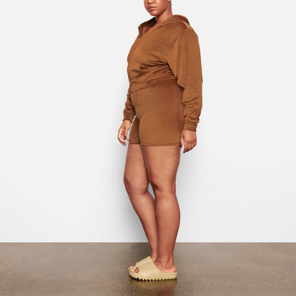 Skims VELOUR Hoodie Koper | 56ALINBRF
