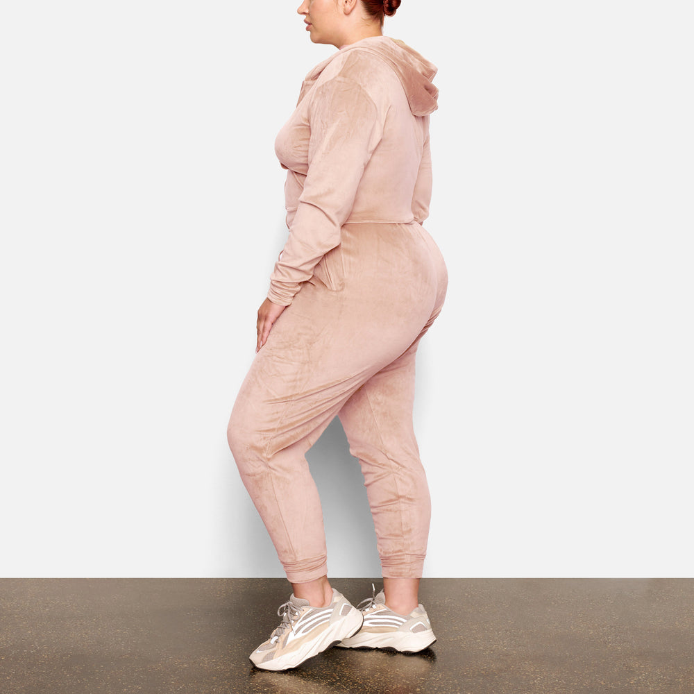 Skims VELOUR Hoodie Lichtroze | 94DZSJLUP