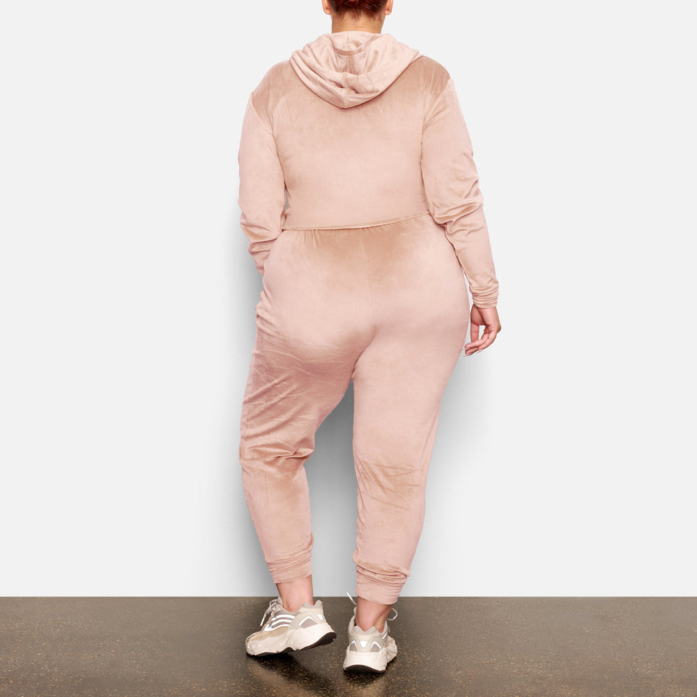 Skims VELOUR Hoodie Lichtroze | 94DZSJLUP
