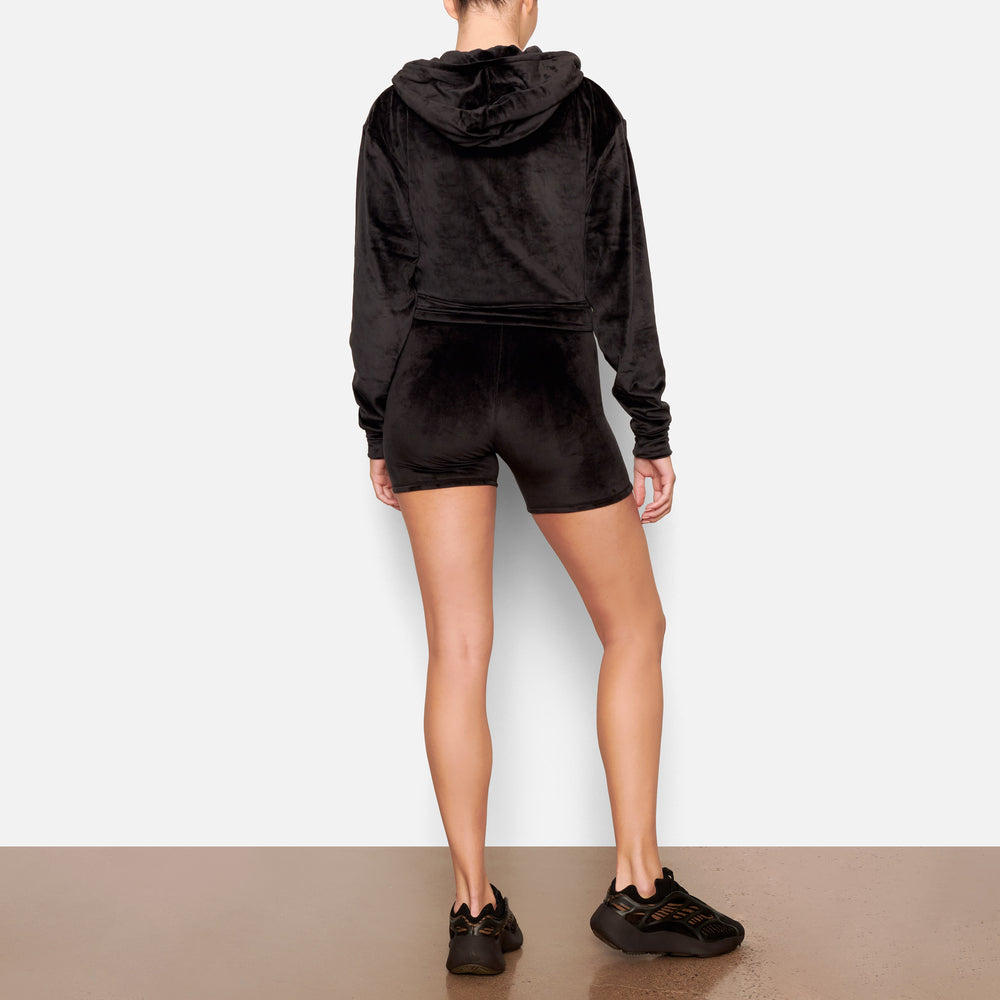 Skims VELOUR Hoodie Zwart | 94IZRUFDO