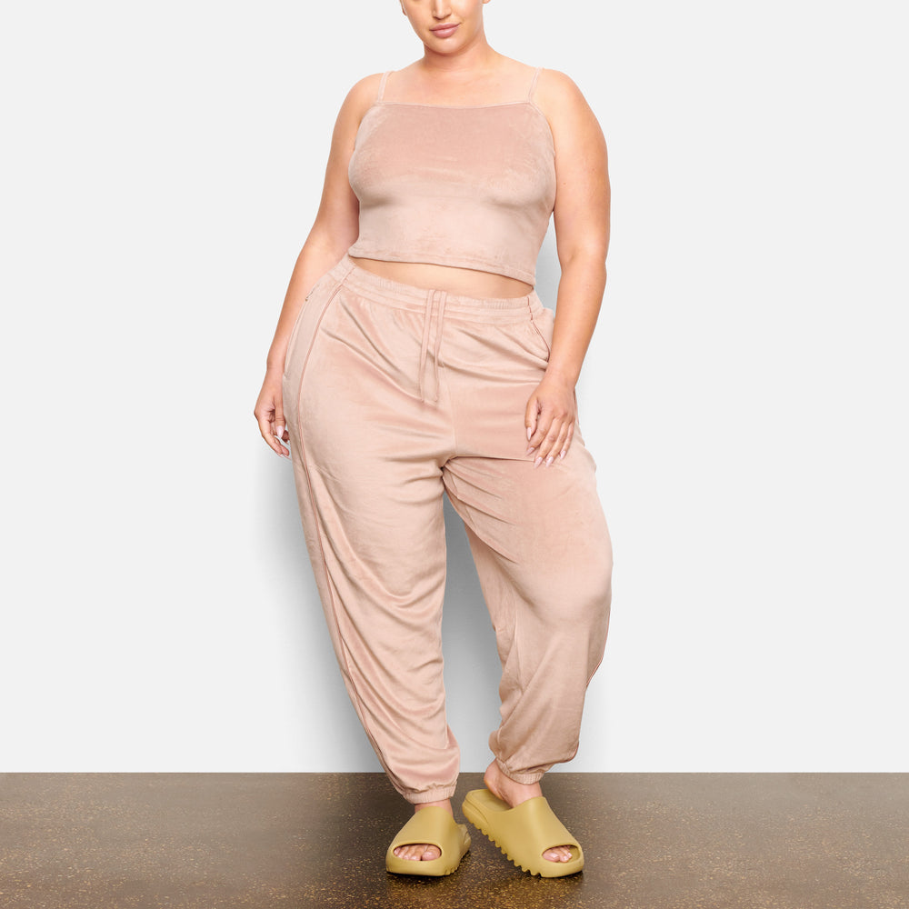 Skims VELOUR OVERSIZED Joggers Lichtroze | 05FEXUWKY