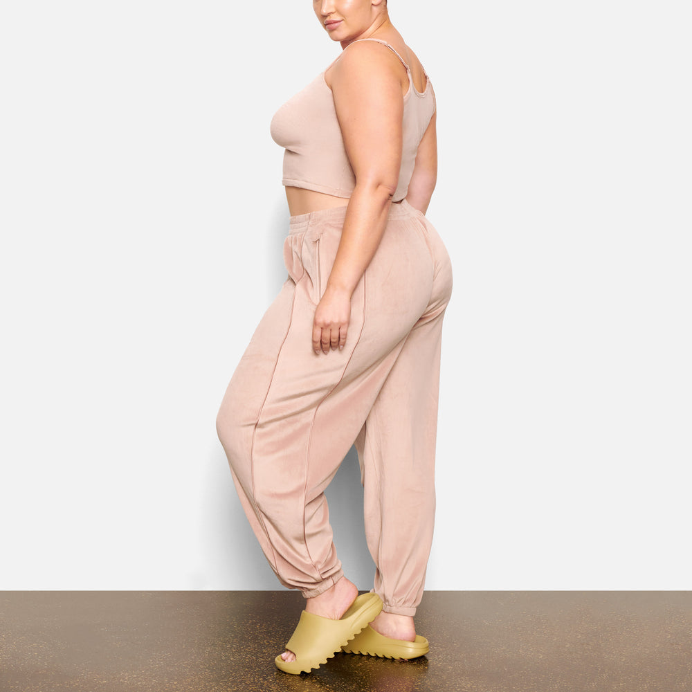 Skims VELOUR OVERSIZED Joggers Lichtroze | 05FEXUWKY