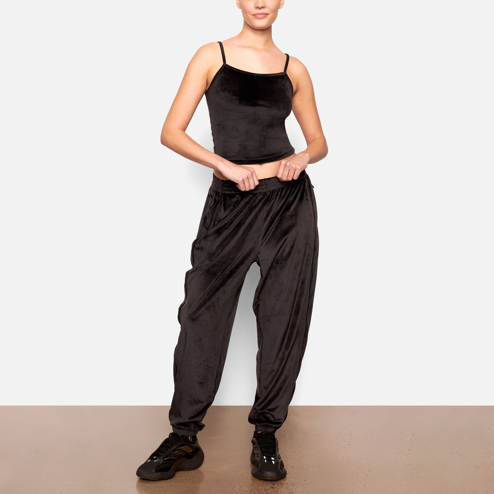 Skims VELOUR OVERSIZED Joggers Zwart | 76ODVZWHT