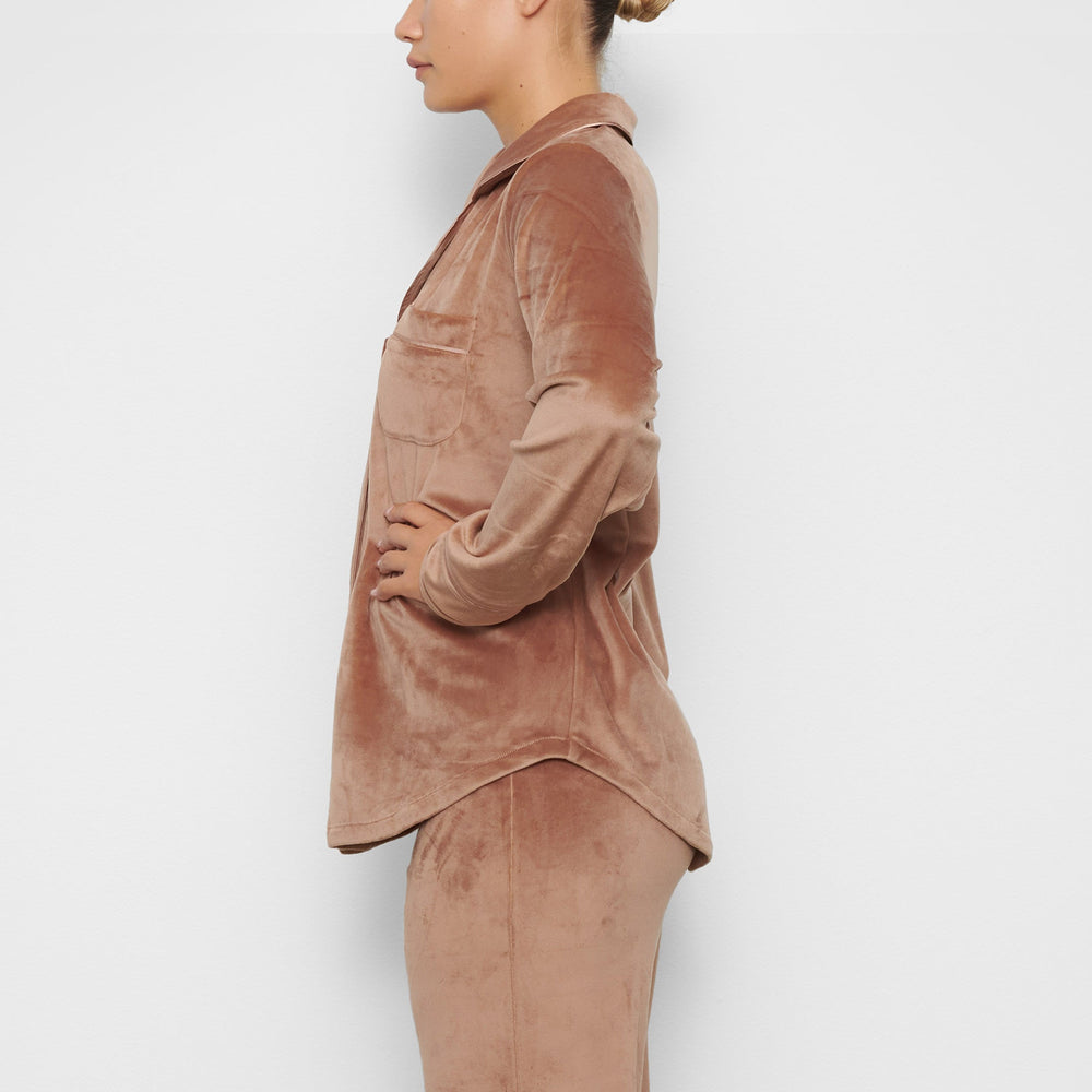 Skims VELOUR Sleep Set Abrikoos | 43ESBWXOI