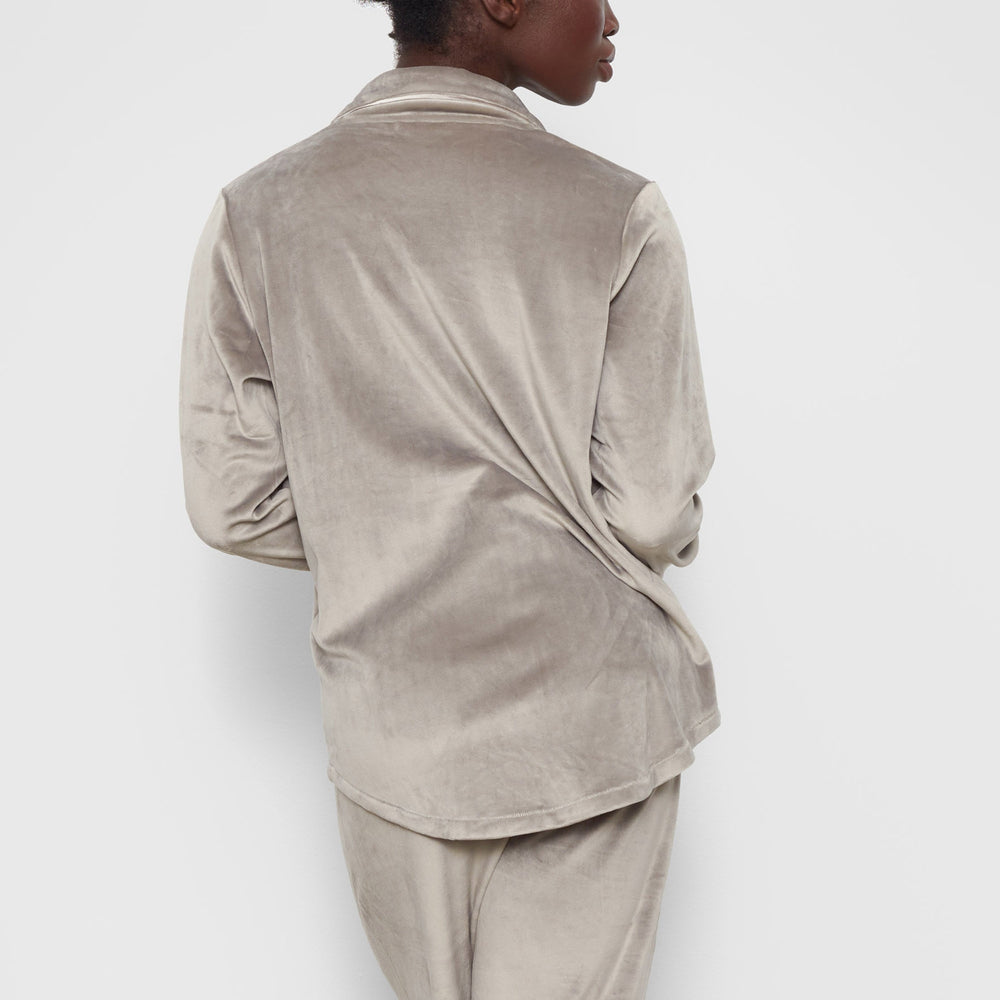 Skims VELOUR Sleep Set Grijs | 39QEVAWXU