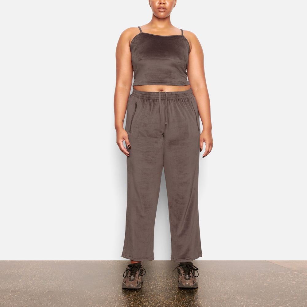 Skims VELOUR TRACK Broek Paars Grijs | 71NEBULSV