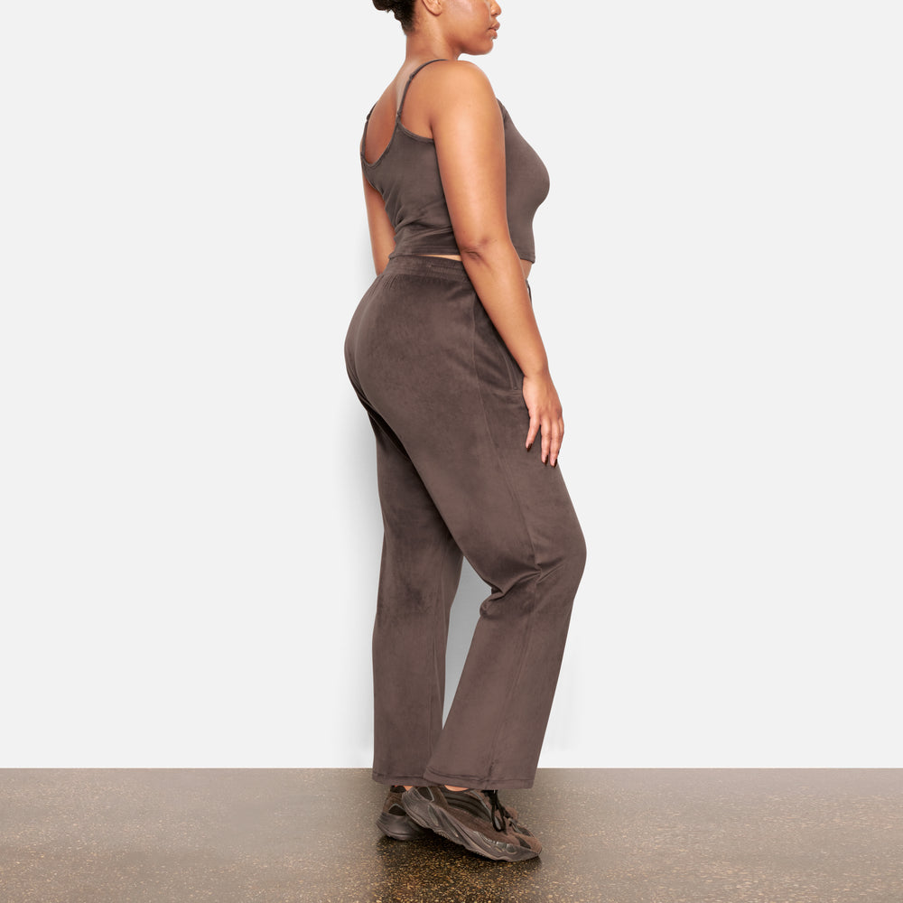 Skims VELOUR TRACK Broek Paars Grijs | 71NEBULSV