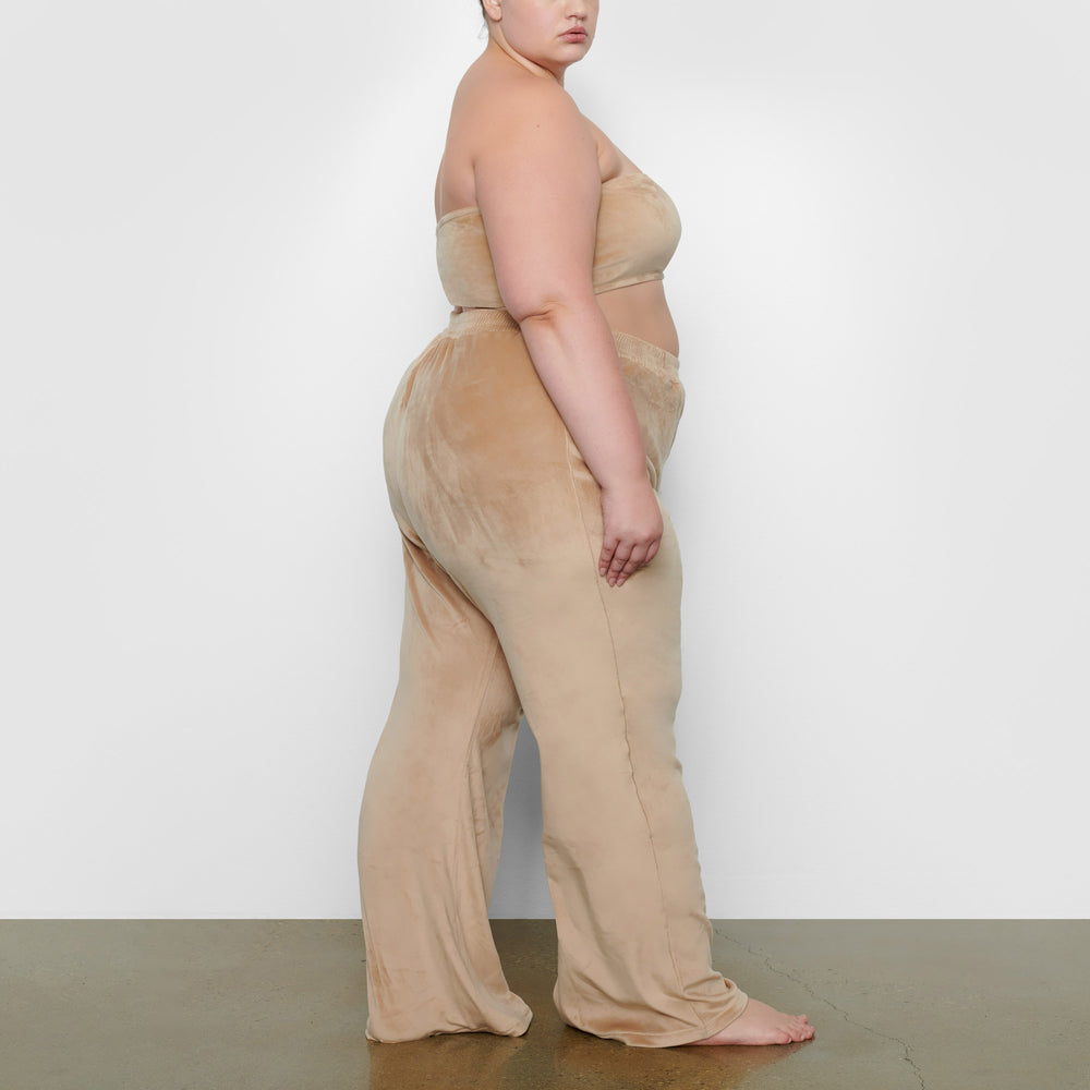 Skims VELOUR WIDE LEG Broek Oranje | 16JIQVNCM