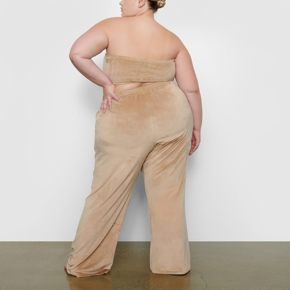 Skims VELOUR WIDE LEG Broek Oranje | 16JIQVNCM