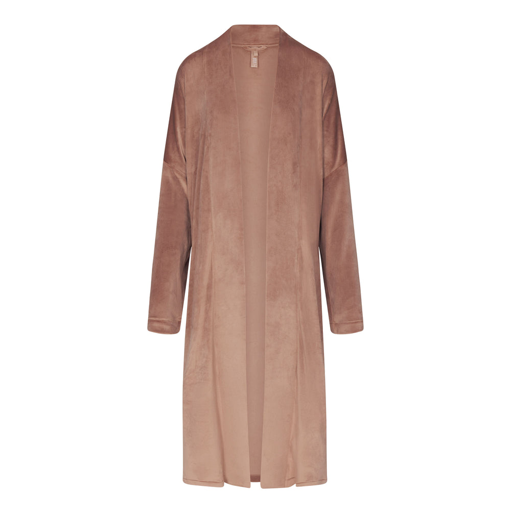 Skims VELOUR WRAP Badjas Abrikoos | 34PUMOBZQ