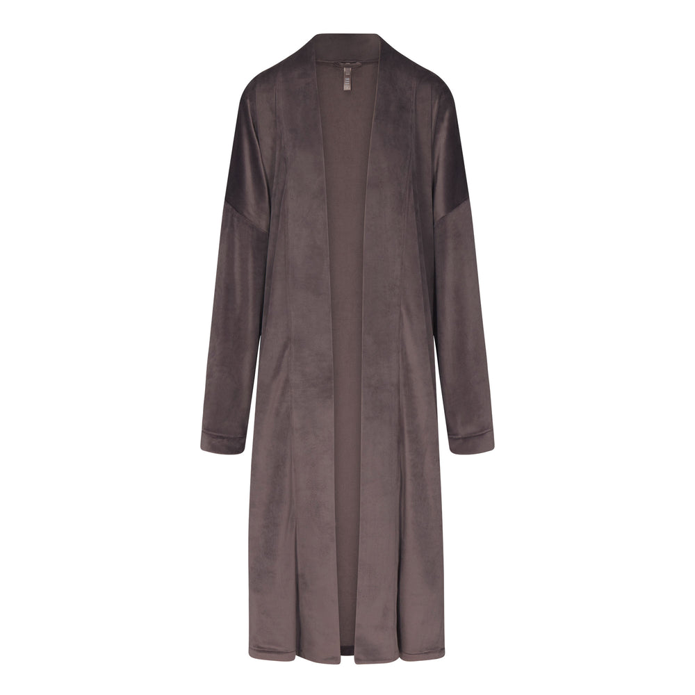 Skims VELOUR WRAP Badjas Paars Grijs | 79UQPXOCM