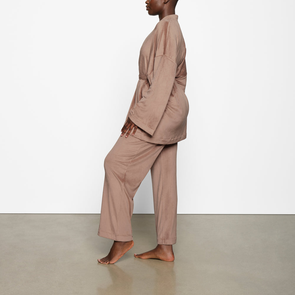 Skims VELOUR WRAP Sleep Set Abrikoos | 32KCXALUZ