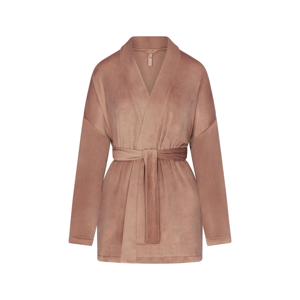 Skims VELOUR WRAP Sleep Set Abrikoos | 32KCXALUZ