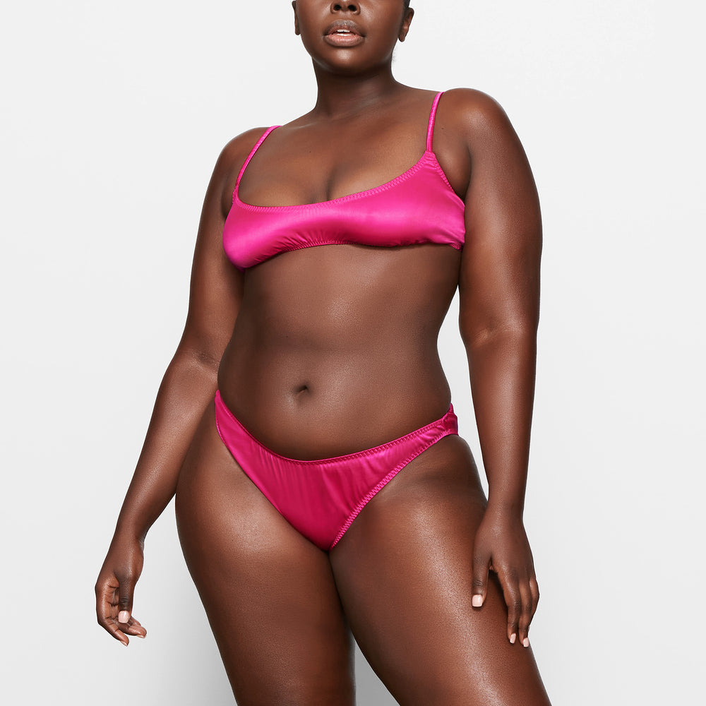 Skims WOVEN SHINE Bikini Roze | 93SOPZMYN