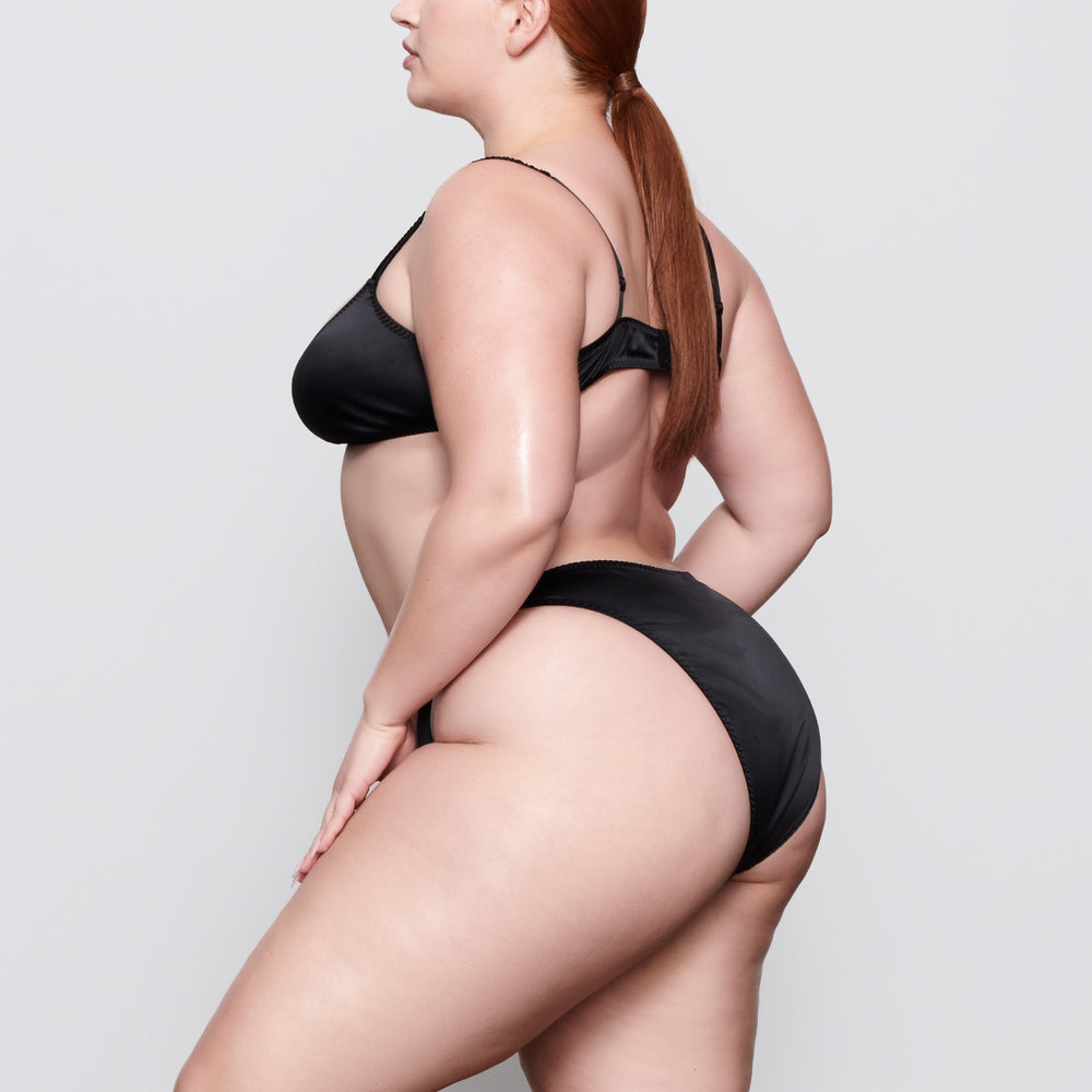 Skims WOVEN SHINE Bikini Zwart | 16GNSMKAI