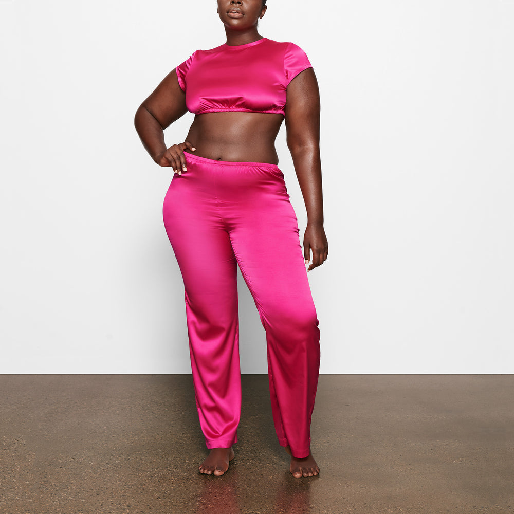 Skims WOVEN SHINE Broek Roze | 63CGRMEUS