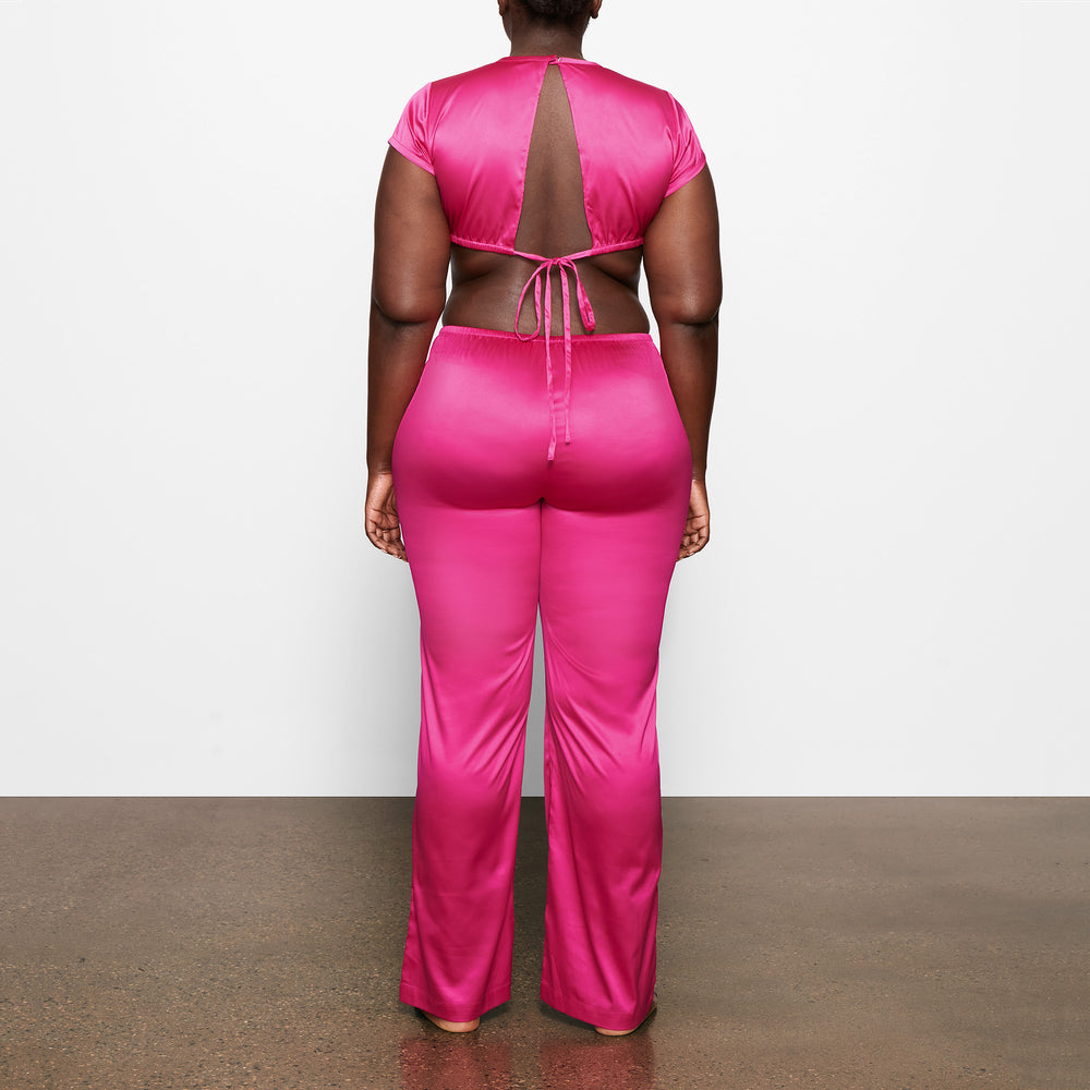 Skims WOVEN SHINE Broek Roze | 63CGRMEUS