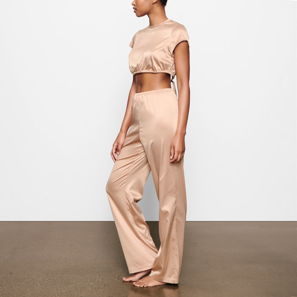 Skims WOVEN SHINE Broek Roze | 76BRCFGES