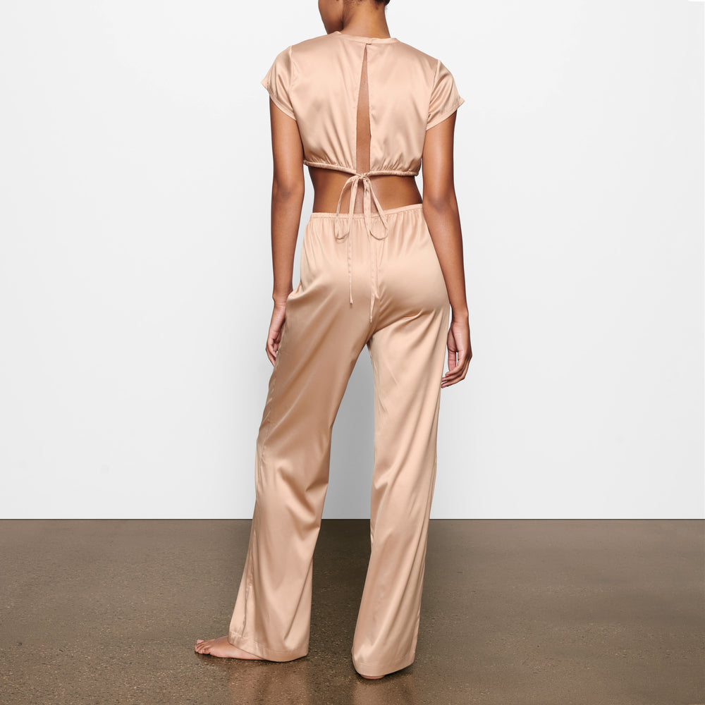 Skims WOVEN SHINE Broek Roze | 76BRCFGES