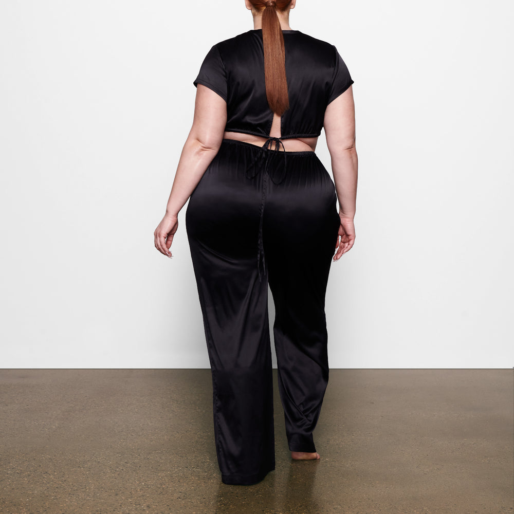 Skims WOVEN SHINE Broek Zwart | 90UNSHQTE