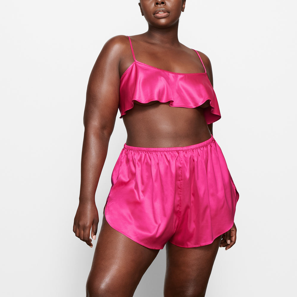 Skims WOVEN SHINE Korte Broek Roze | 24QWYCMRS