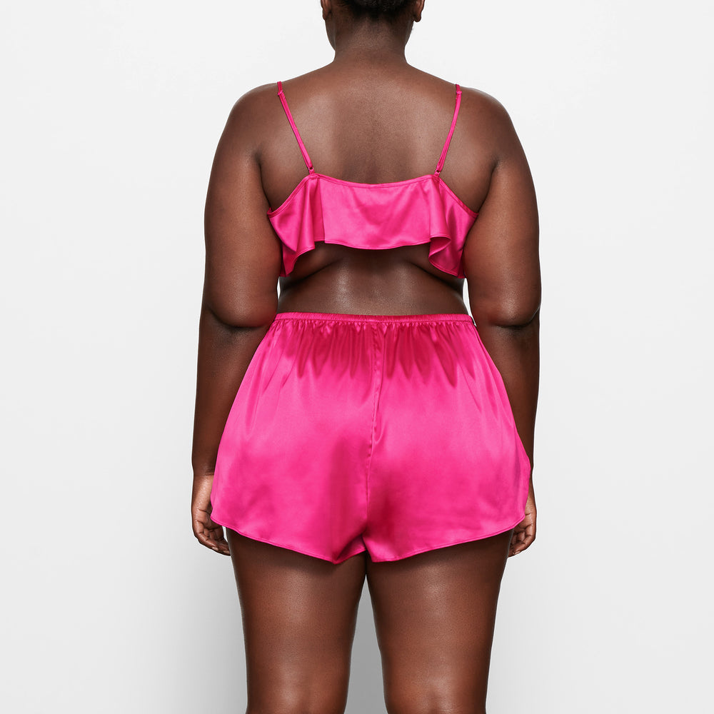 Skims WOVEN SHINE Korte Broek Roze | 24QWYCMRS