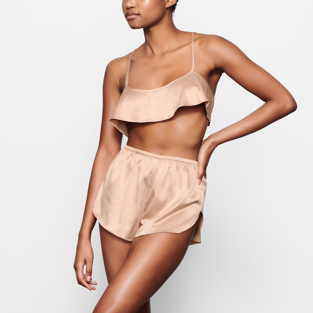 Skims WOVEN SHINE Korte Broek Roze | 29TVSAUXG