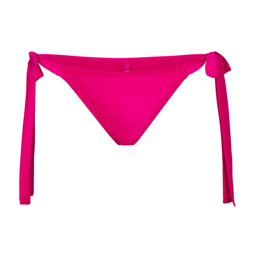 Skims WOVEN SHINE TIE SIDE Brief Roze | 57APEOXNQ