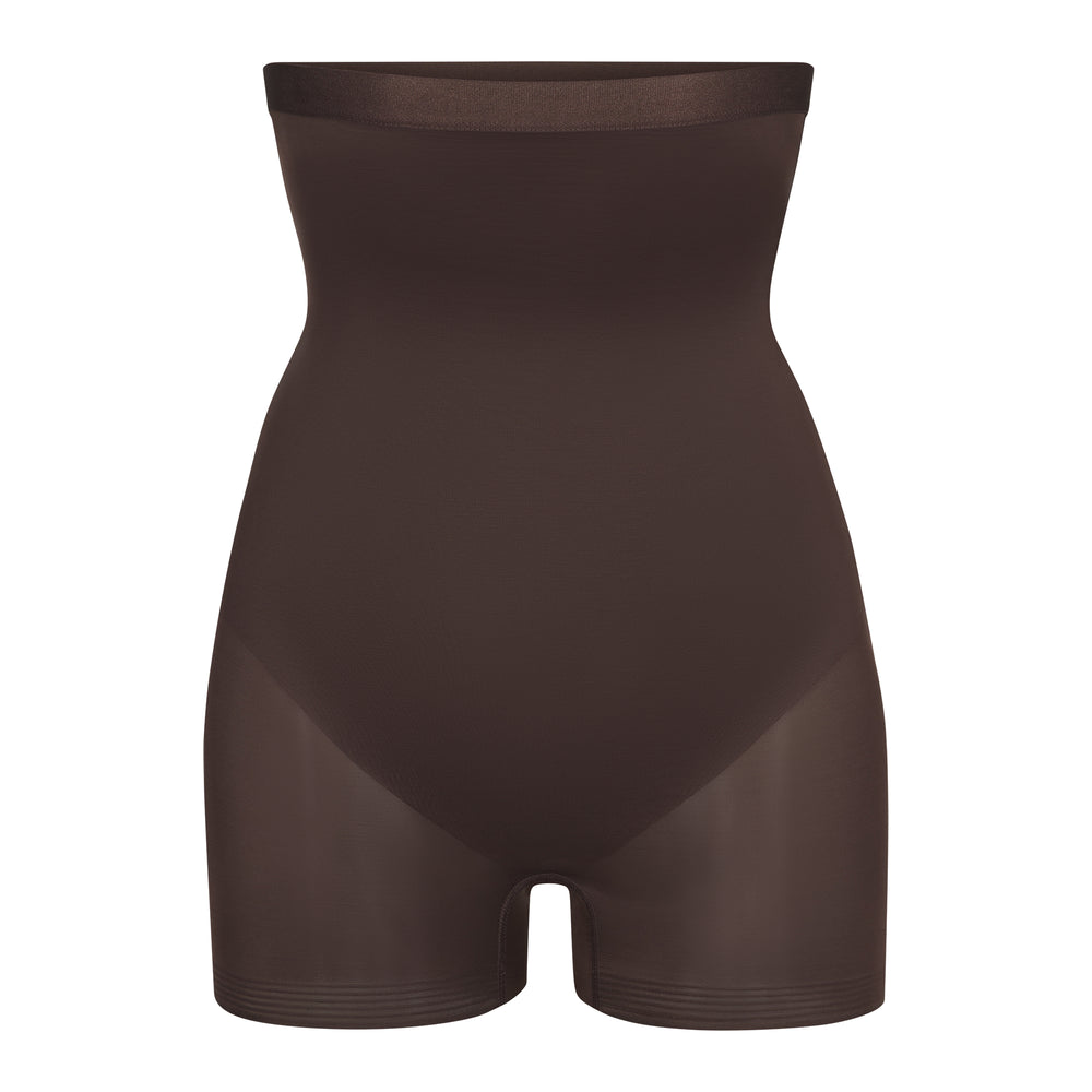 Skims BARELY THERE HIGH WAIST Korte Broek Koffie | 32TNVAQYK
