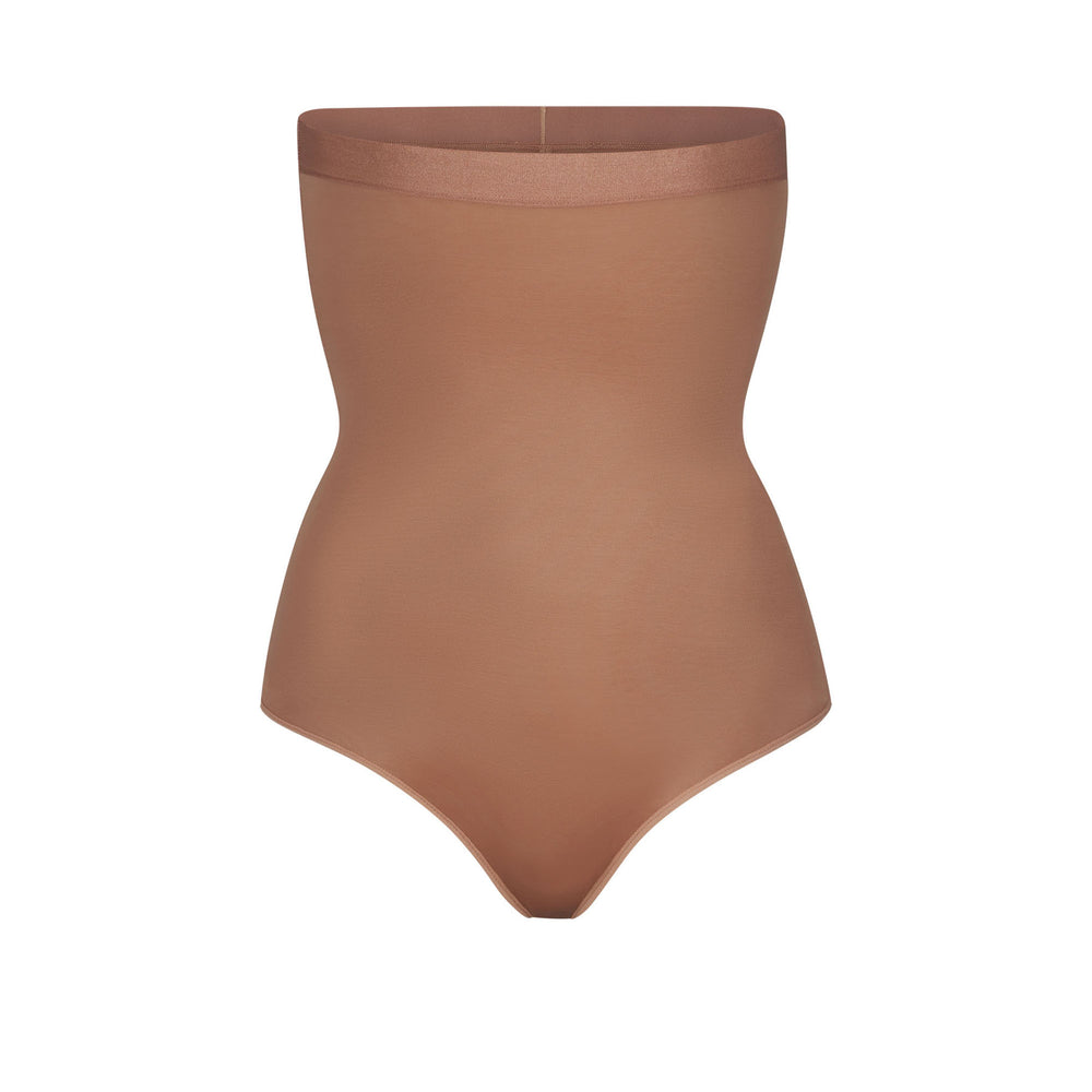 Skims BARELY THERE HIGH WAIST Thong Abrikoos | 74GFBQVAJ