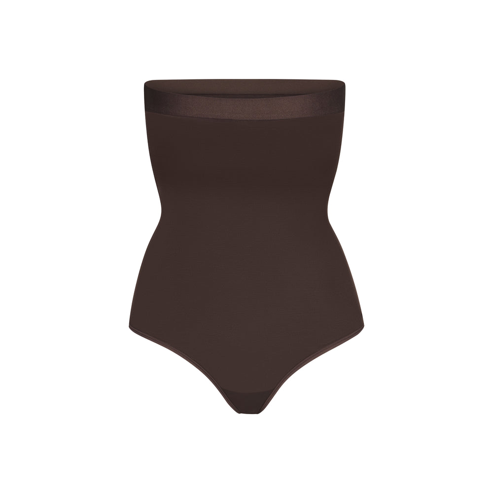 Skims BARELY THERE HIGH WAIST Thong Koffie | 97KIFMQLN