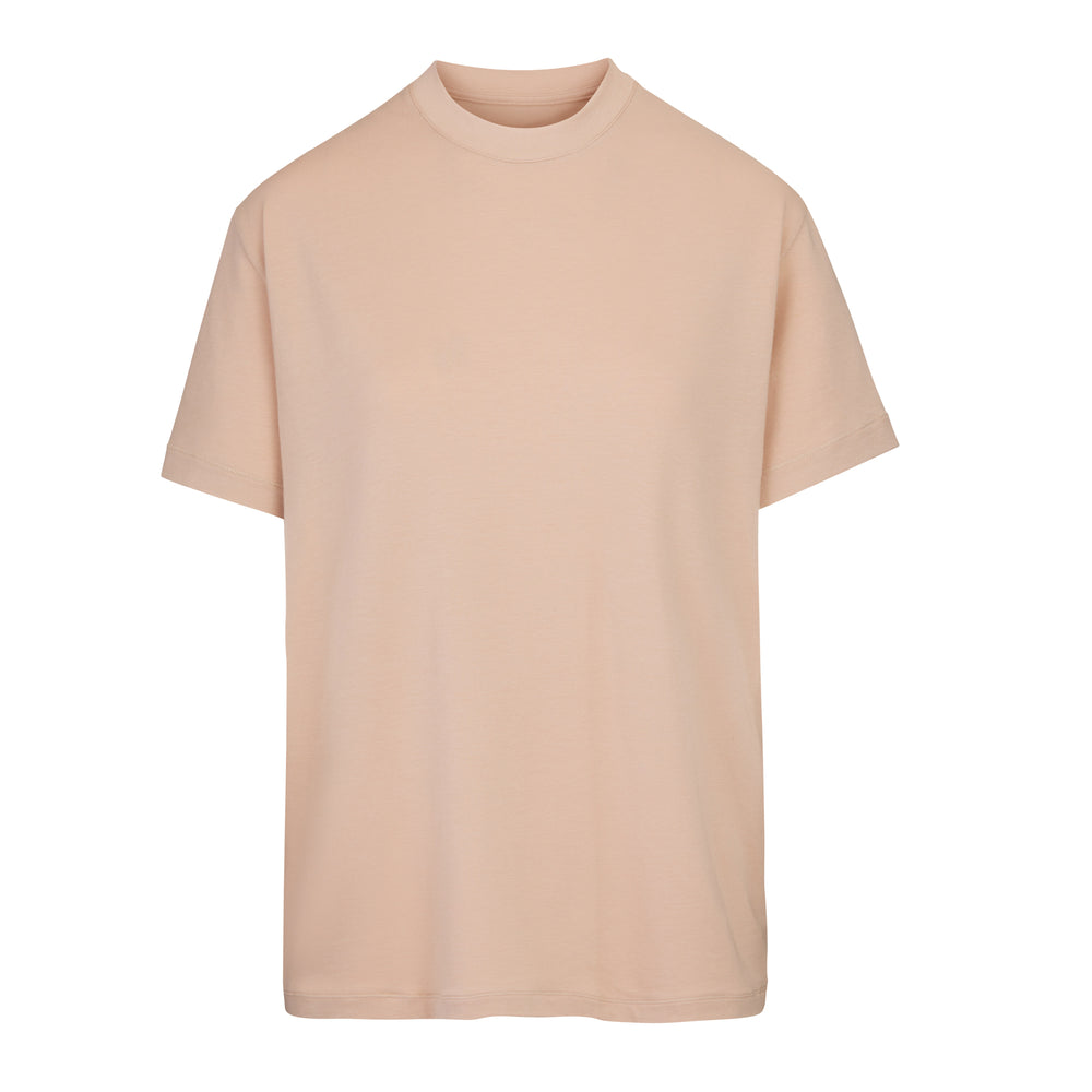 Skims BOYFRIEND T-shirt Beige | 05EVZYFJG