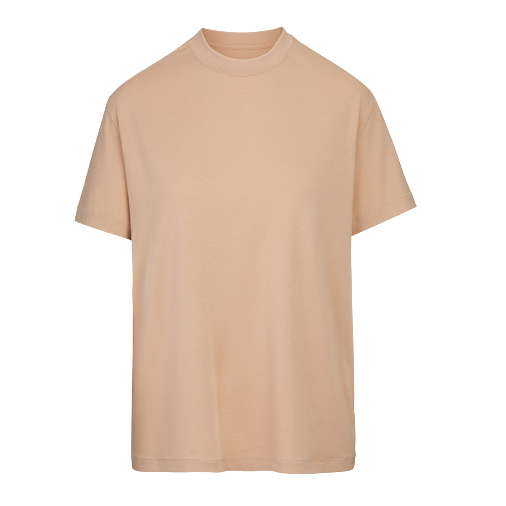 Skims BOYFRIEND T-shirt Beige | 42PIEDRTX