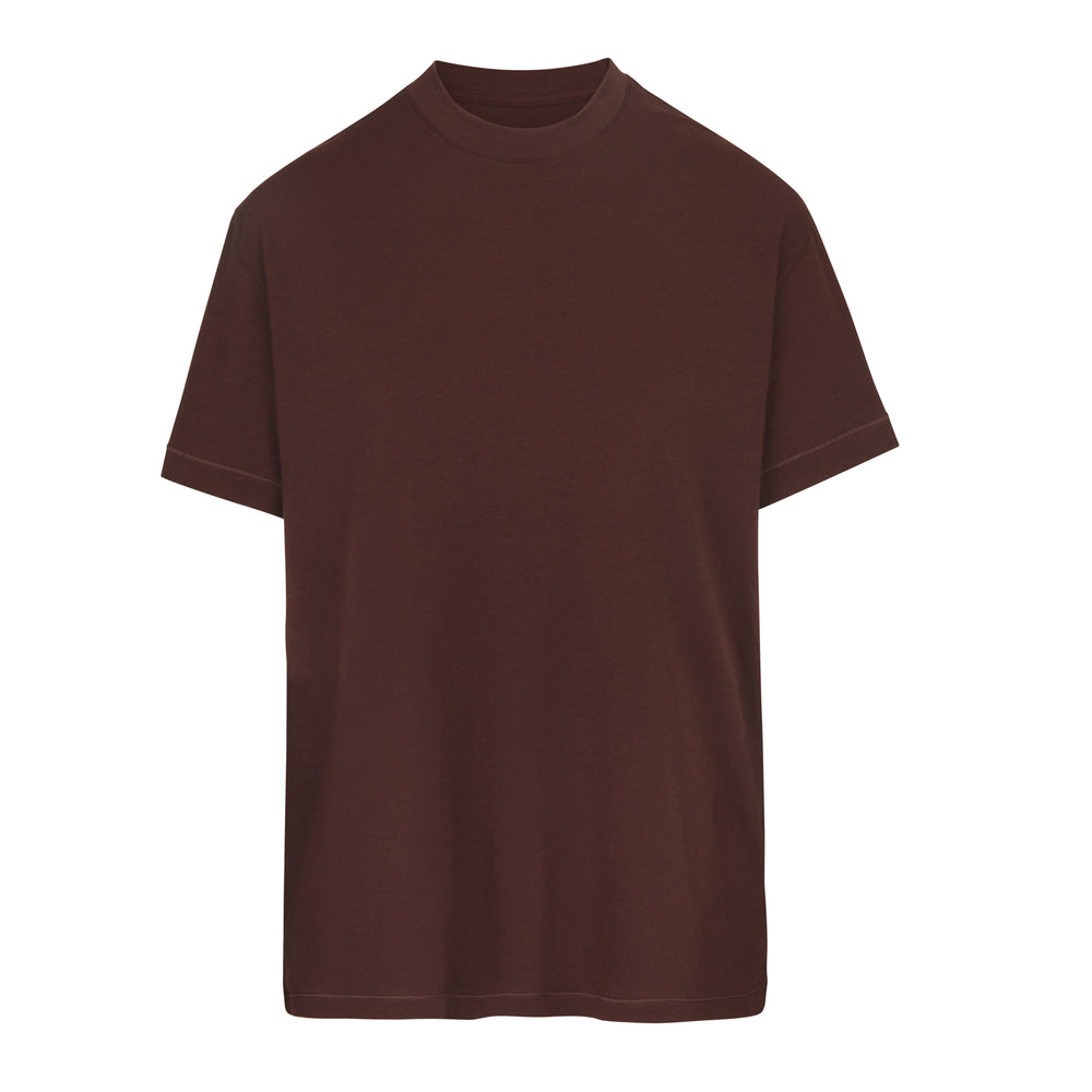 Skims BOYFRIEND T-shirt Chocola | 96BHICJLO