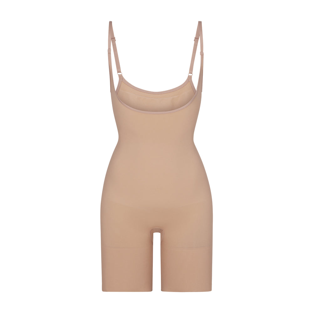Skims BUTT ENHANCING Open Bust Bodysuit Beige | 73MUHWTBD