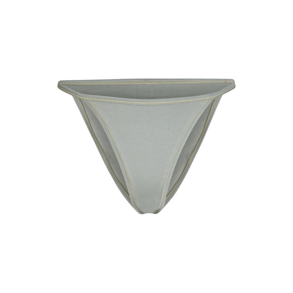 Skims COTTON JERSEY STRING Bikini Blauw | 47WSDFVOT