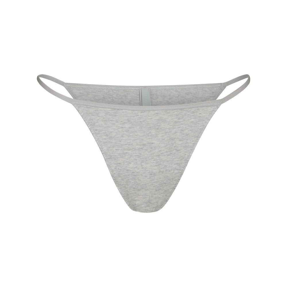 Skims COTTON JERSEY STRING Bikini Lichtgrijs | 49BMCNDOR