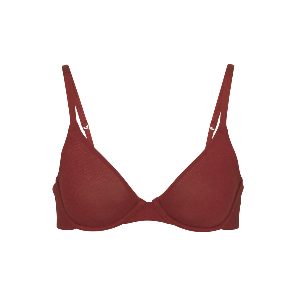 Skims COTTON JERSEY T-shirt Bra Dieprood | 87KTUPFBY