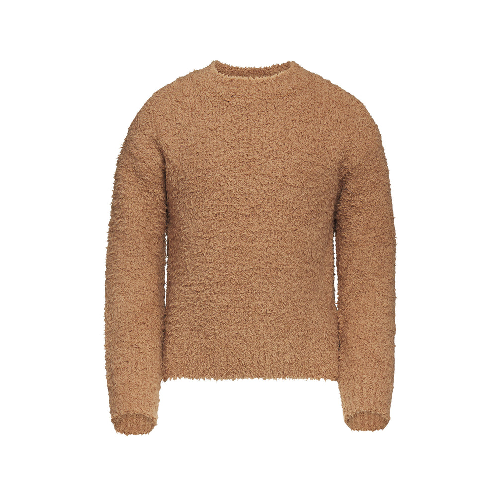 Skims COZY KNIT PULLOVER Kinderen Bruin | 08OHNSPYD