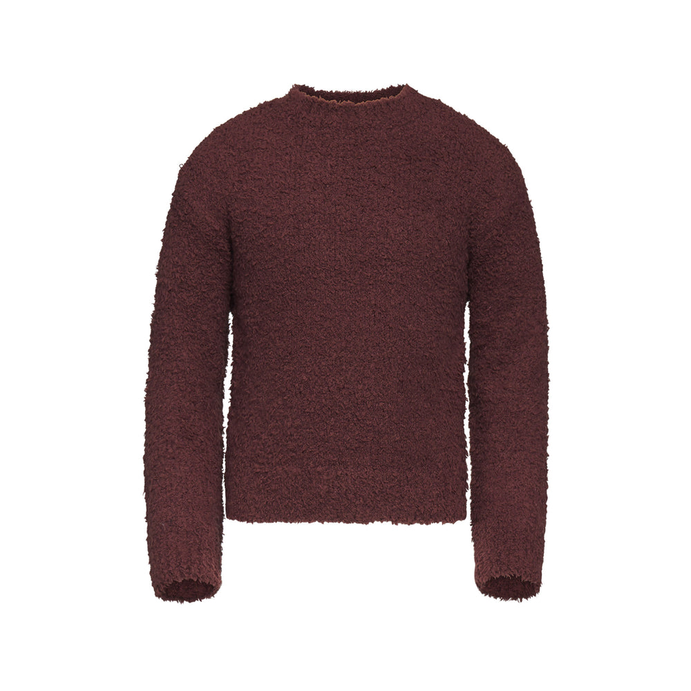 Skims COZY KNIT PULLOVER Kinderen Donkerrood | 43NRFUSQC