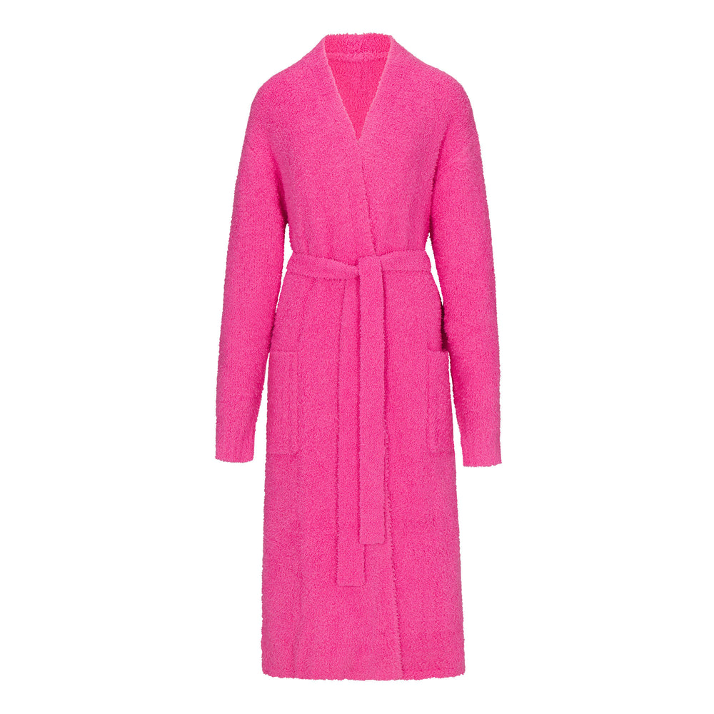 Skims COZY KNIT UNISEX Badjas Roze | 90IAWVTPX