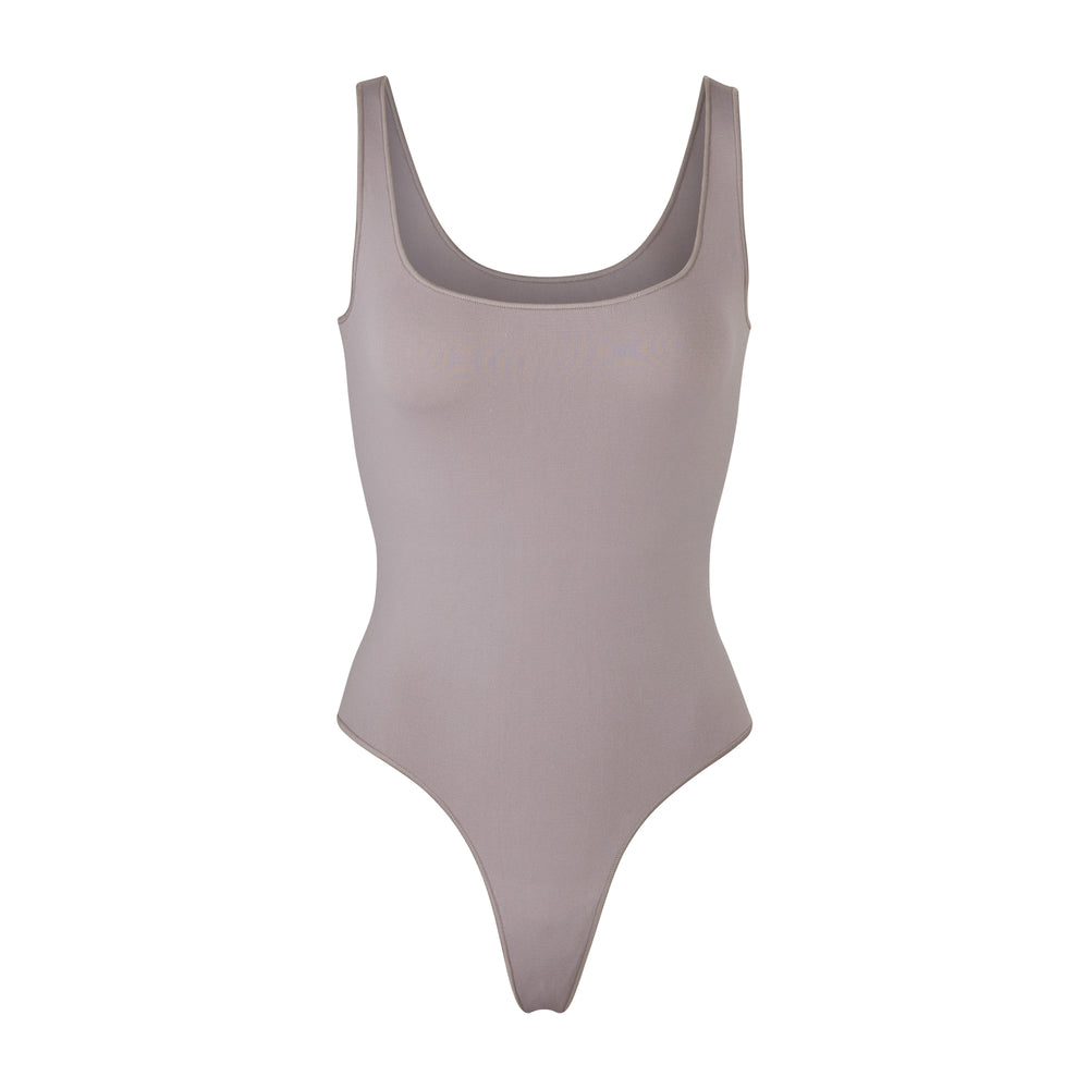 Skims ESSENTIAL Scoop Neck Bodysuit Grijs | 50OFIXSKY