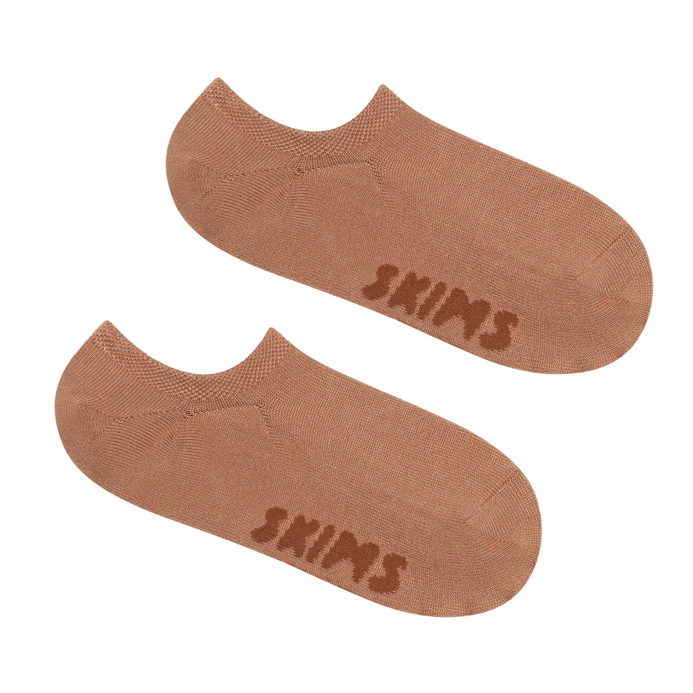 Skims EVERYDAY LOW RIB ANKLE Sokken Abrikoos | 80CDKRIZJ