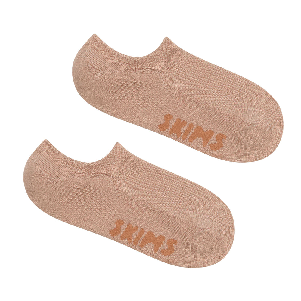 Skims EVERYDAY LOW RIB ANKLE Sokken Beige | 49HEVWSZX
