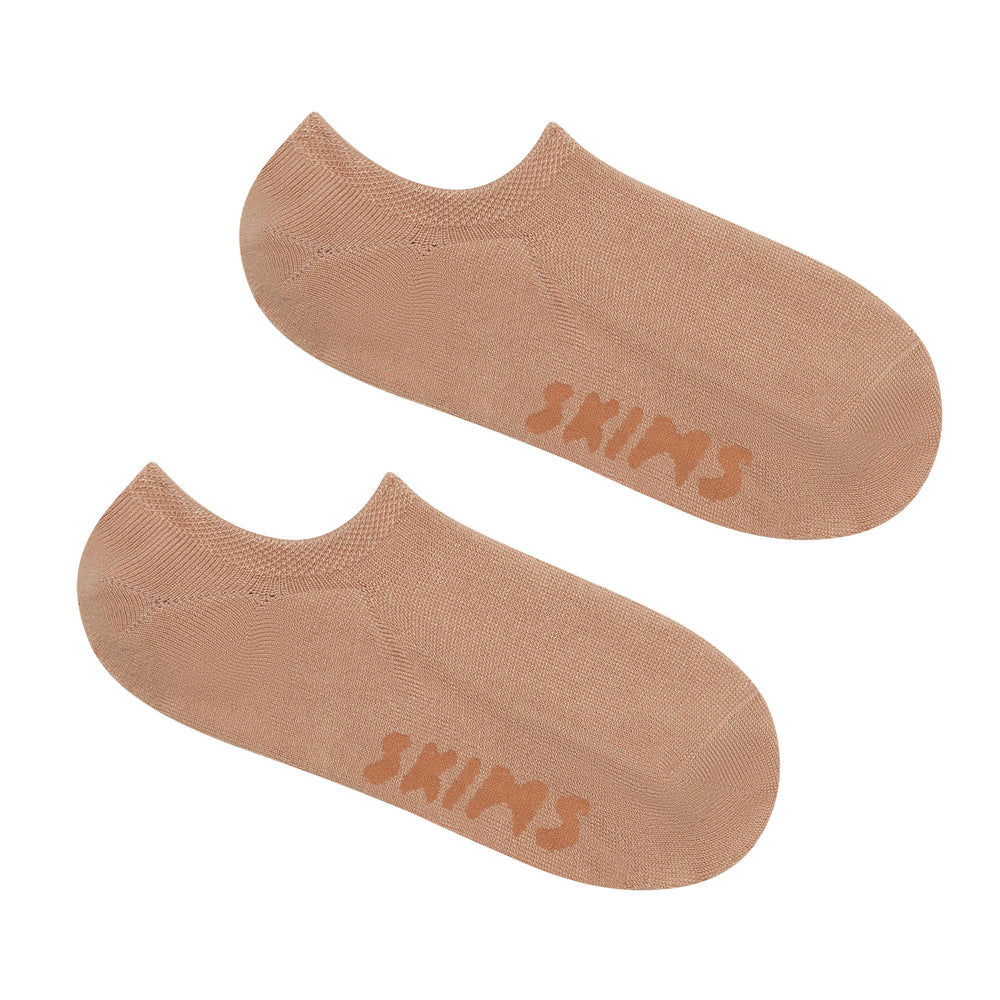 Skims EVERYDAY LOW RIB ANKLE Sokken Beige | 70POCWNLR